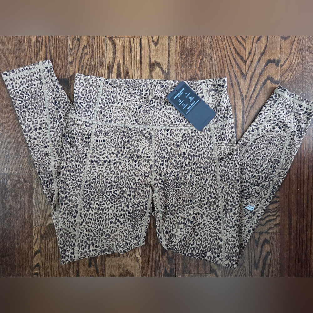 Fabletics Leopard‎ Print PureLuxe High Waisted Leggings NWT